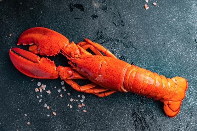 homard fruits de mer prêt à manger produit cher repas sain nourriture collation sur la table copie espace