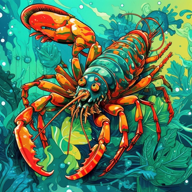 Homard thermidor façon art