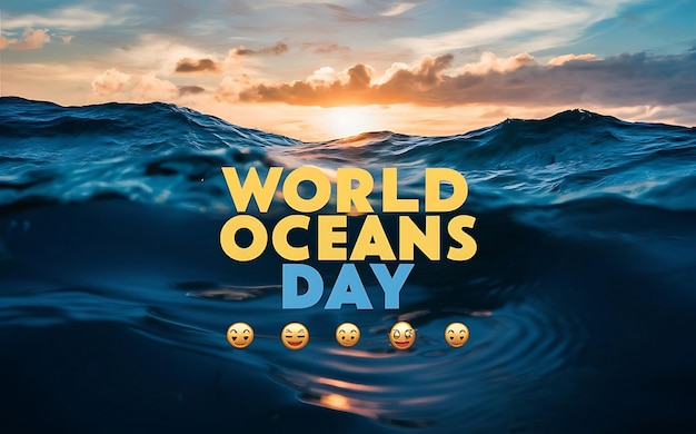 Photo hommage à la journée mondiale des océans plongez dans les profondeurs de l'océan ouvert avec des visuels époustouflants