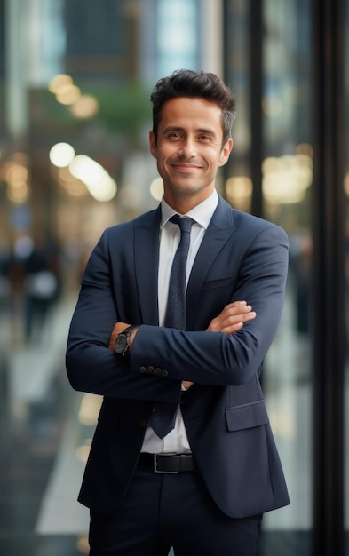 Un homme d'affaires talentueux et beau