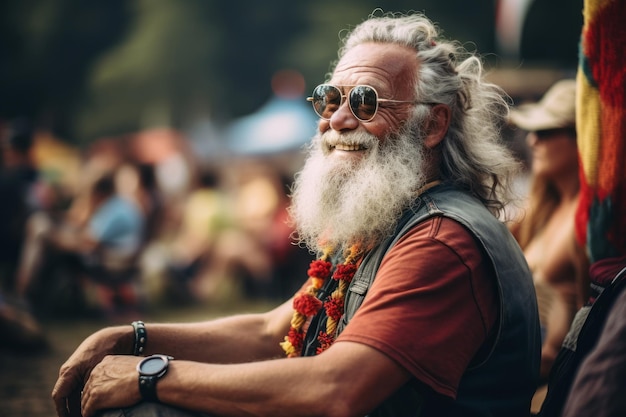 Un homme au festival