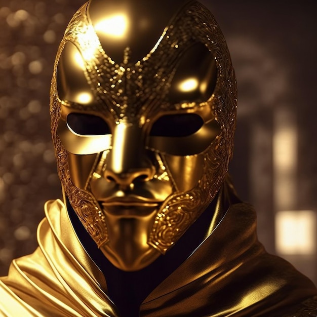 L'homme au masque d'or