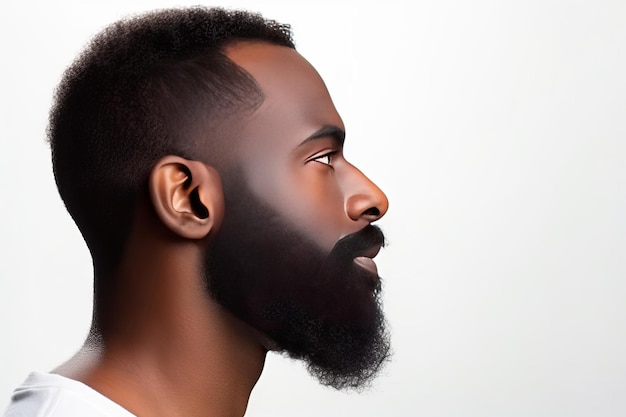 Un homme avec une barbe et une barbe