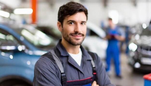 un homme avec des bretelles sur sa chemise sourit