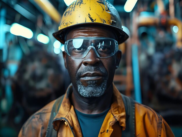 Photo un homme avec un chapeau et des lunettes se tient à sacramento.