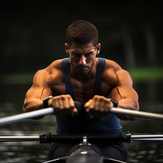 Photo un homme avec une chemise qui dit musclé sur le devant