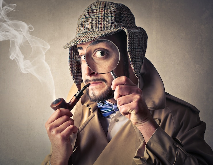 Photo homme démodé en train de fumer