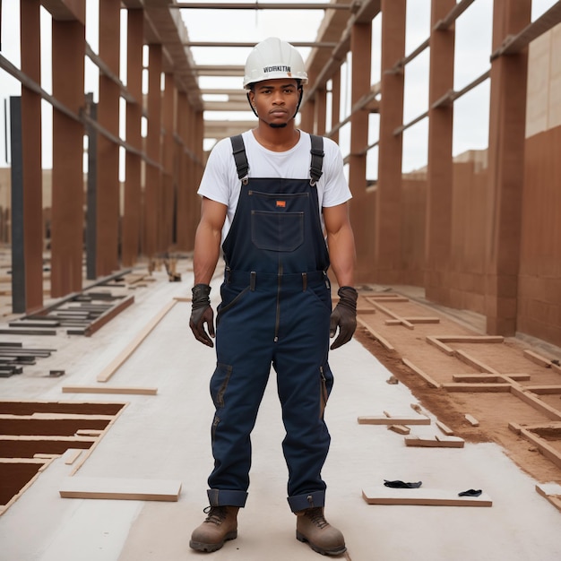 homme, entrepreneur bâtiment, ouvrier