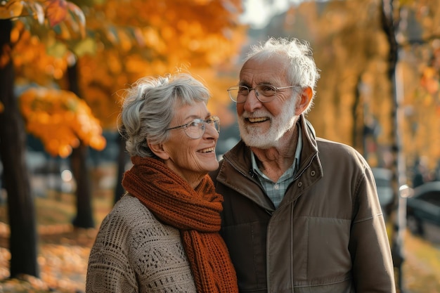 Un homme et une femme debout l'un à côté de l'autre