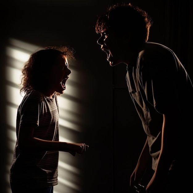 Photo un homme et une femme se tiennent devant une fenêtre sous le soleil qui brille sur eux.