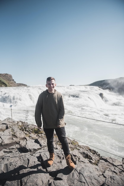 Homme en Islande