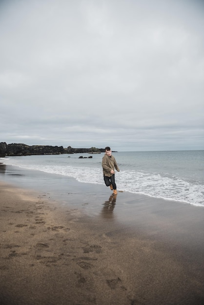 Homme en Islande