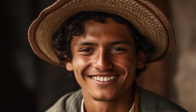 Homme mexicain souriant regardant la caméra