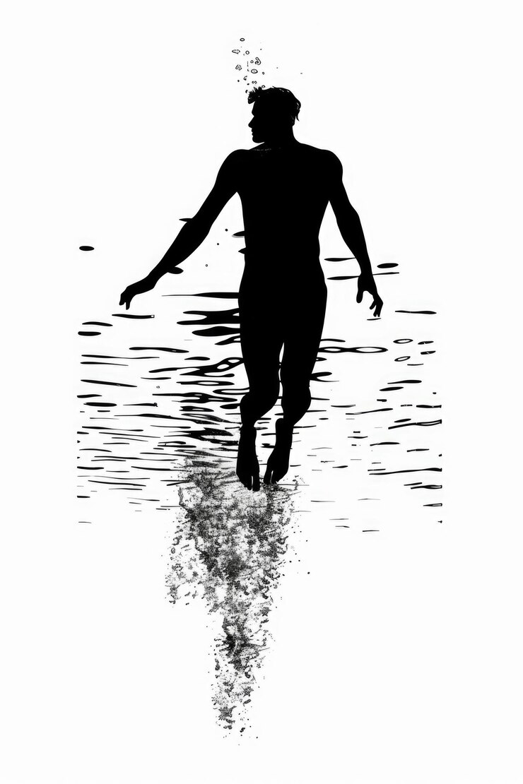 Photo un homme sur une planche de surf dans un lac ou une rivière paisible adapté aux loisirs et aux activités de loisirs en plein air