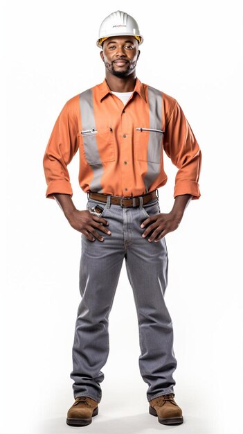 un homme portant une chemise orange avec une ceinture qui dit que l'homme porte une chemise qui dit non