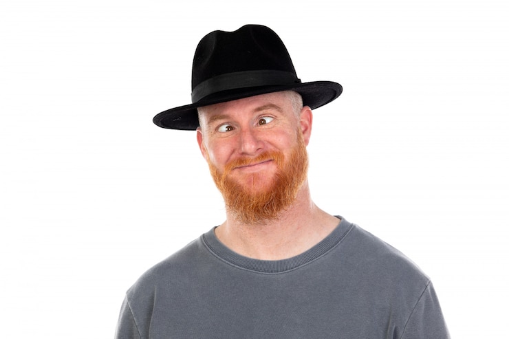 Photo homme rousse