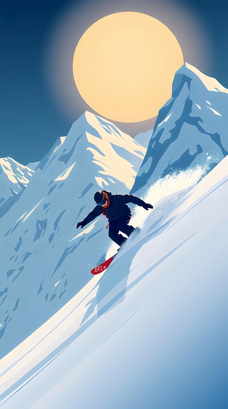 homme sur des skis sur le côté d'une pente couverte de neige