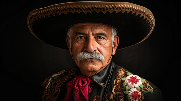 un homme avec un sombrero et un Sombrero