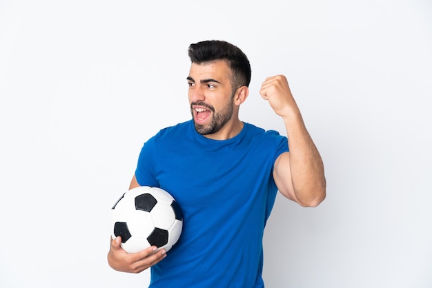 Homme de sport sur fond isolé