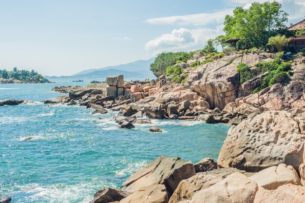 Hon Chong cap, Garden stone, destinations touristiques populaires à Nha Trang. Vietnam