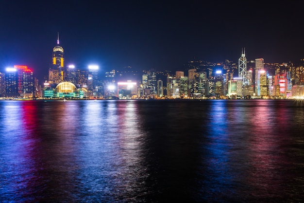 Hong Kong Skyline Kowloon de Fei Ngo Shan hill sunset