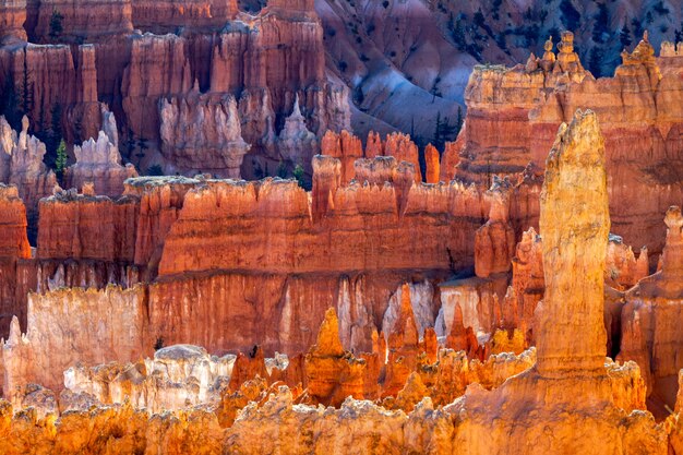 Hoodoos spectaculaires à Bryce Canyon