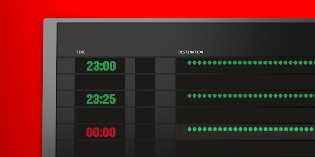 Horaire électronique