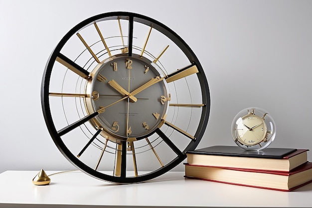 L'horloge atomique moderne du milieu du siècle est une montre élégante