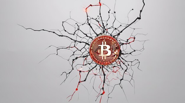 Horloge Bitcoin montrant l'heure