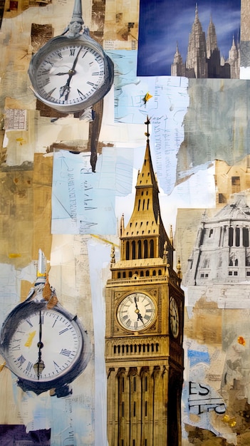 une horloge avec le mot " london " dessus