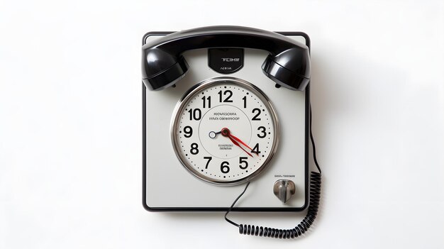 Horloge murale et téléphone de conférence pour une communication et une gestion du temps
