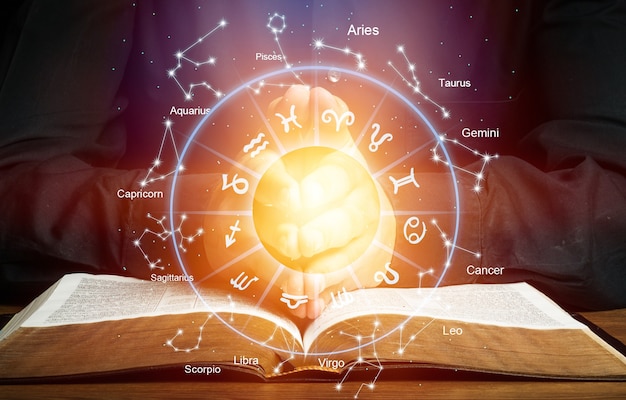 Horoscope Astrologie Zodiaque Horoscope Zodiaque Fortune Signe Mythe Stars Symbole , Traditionnel