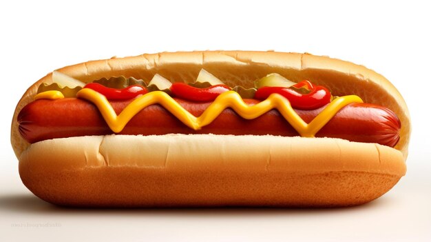 Un hot-dog.