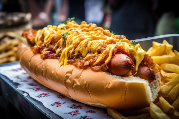 Des hot-dogs irrésistibles et des pommes de terre croustillantes au festival génératif IA