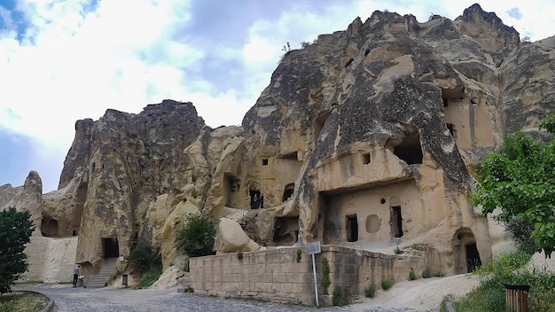 Hotairballoon cappadoce tourisme voyage turquie célèbre goreme colline paysage nature rock