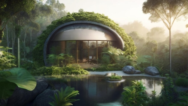 Un hôtel écologique conçu pour se fondre parfaitement dans son environnement naturel