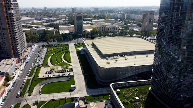 Hôtel Hilton avec parc de la ville de Tachkent