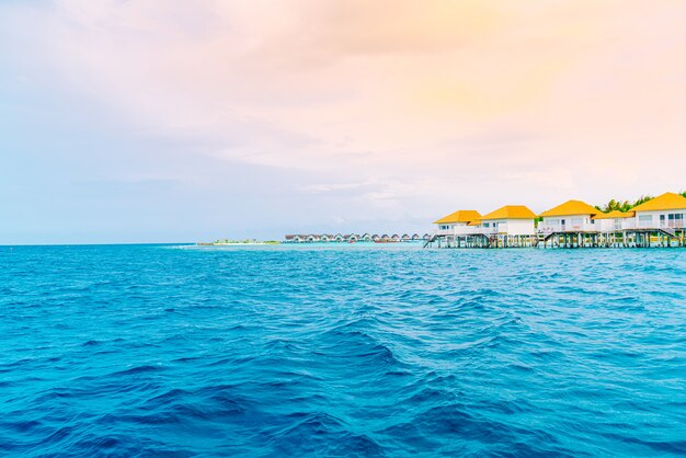 Hôtel tropical dans les îles Maldives