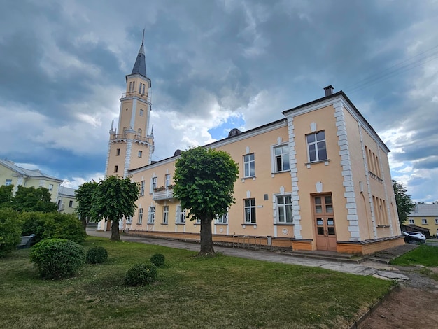 Hôtel de ville de Sillamae, ville côtière de Lettonie