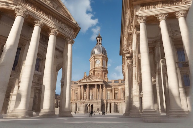 hôtel de ville ville de toulouse en france ou château de versailles