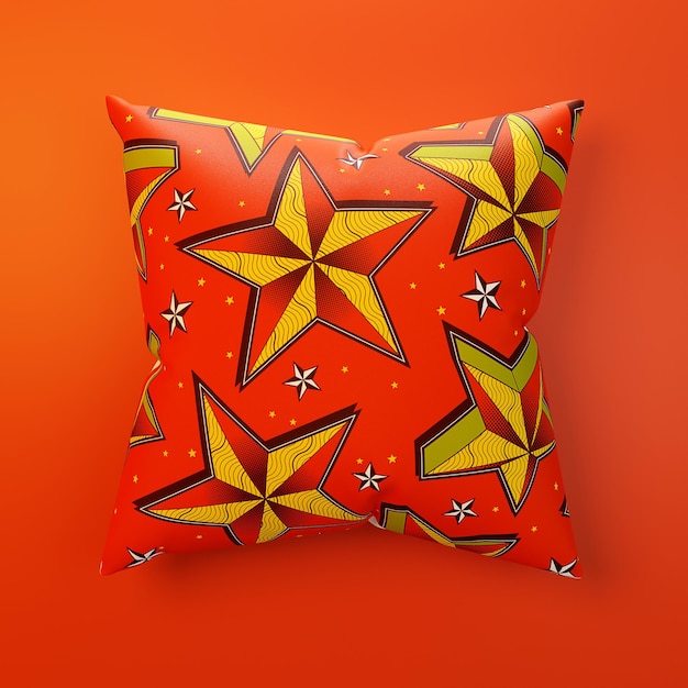 Housse de coussin d'illustration de rendu 3d 179