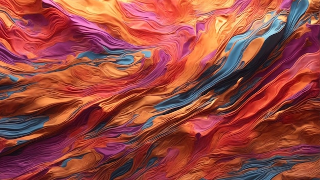 Photo huile abstraite colorée arrière-plan