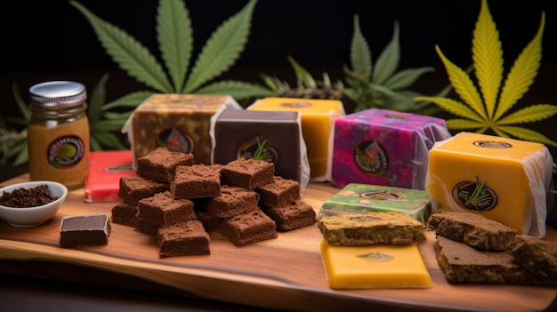 Huile de CBD calmante pour les aliments à base de cannabis