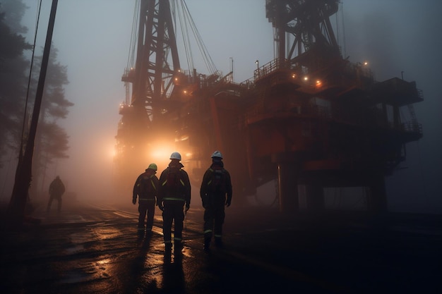 Huile d'équipage industriel de construction de puits de brouillard