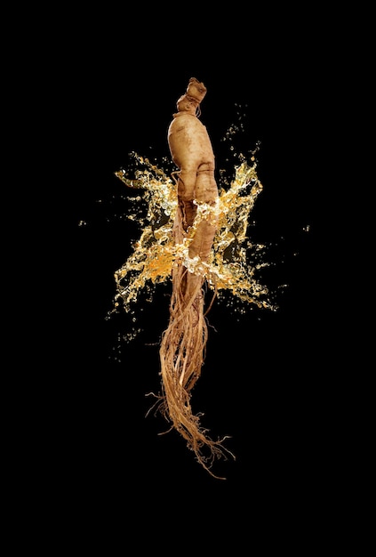 Photo huile de ginseng