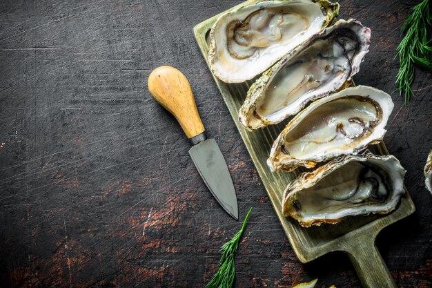 Planche à huîtres La Mer