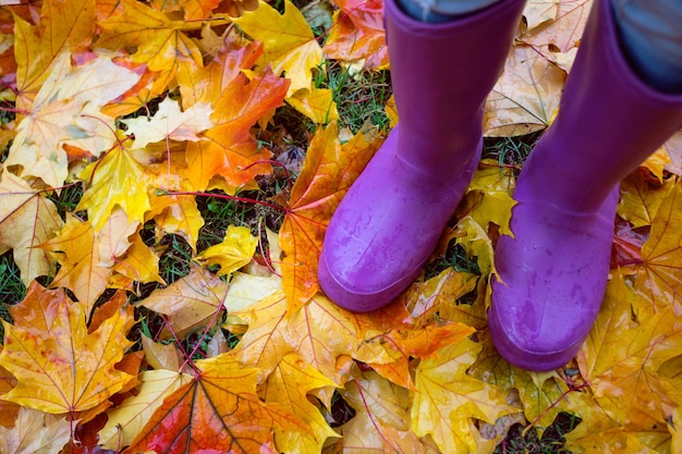 Humeur d'automne et fille