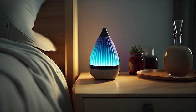 Humidificateur d'air moderne sur la pièce Generative Ai