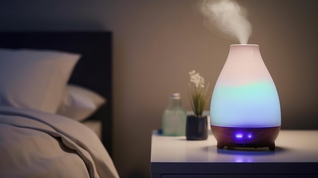 Humidificateur d'air moderne sur la pièce Generative Ai