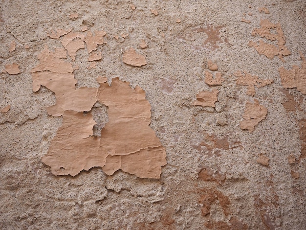 Humidité humide sur le mur